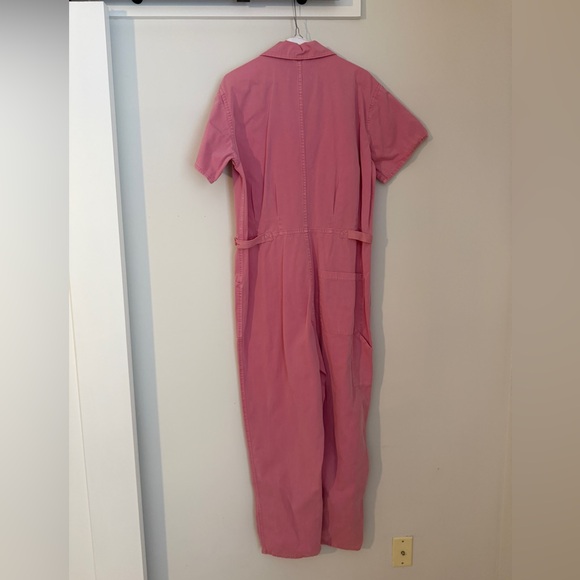 pistola Rose Pink Short Sleeve Utility Jumpsuit - Picture 3 of 3